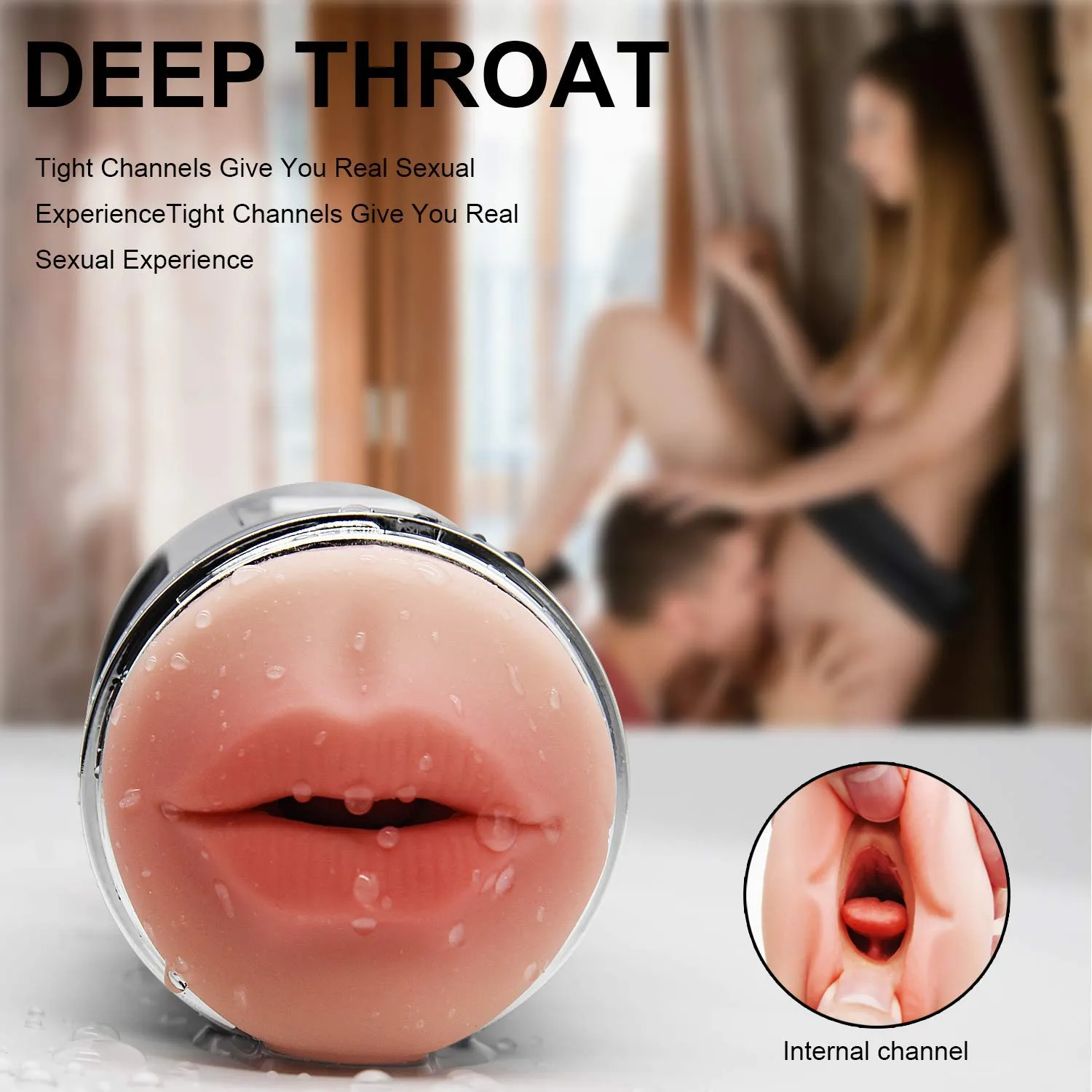 MangoFever - 3D Realistic Double Head Automatic Masturbator With Earphone