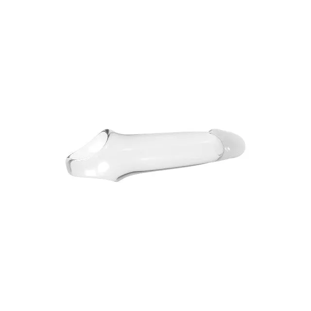 Manșon DREAMTOYS RAMROD. pentru extensia penisului. material moale și fleixibil. lungime 20.5 cm. transparent