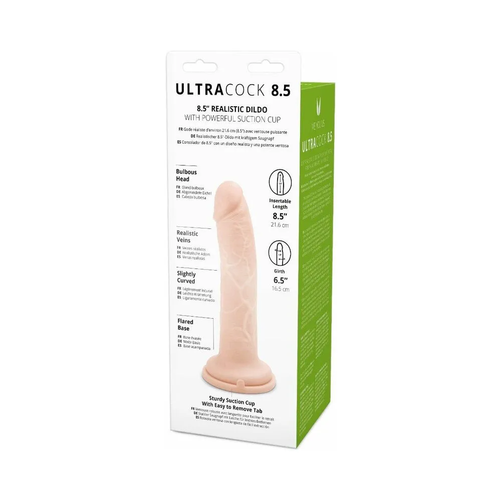 Me You Us Ultra Cock 8.5 in. Realistic Dildo Vanilla