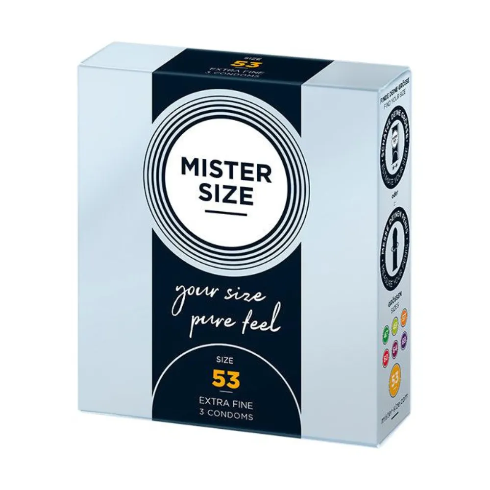 Mister Size 53mm Condoms 3 Pieces