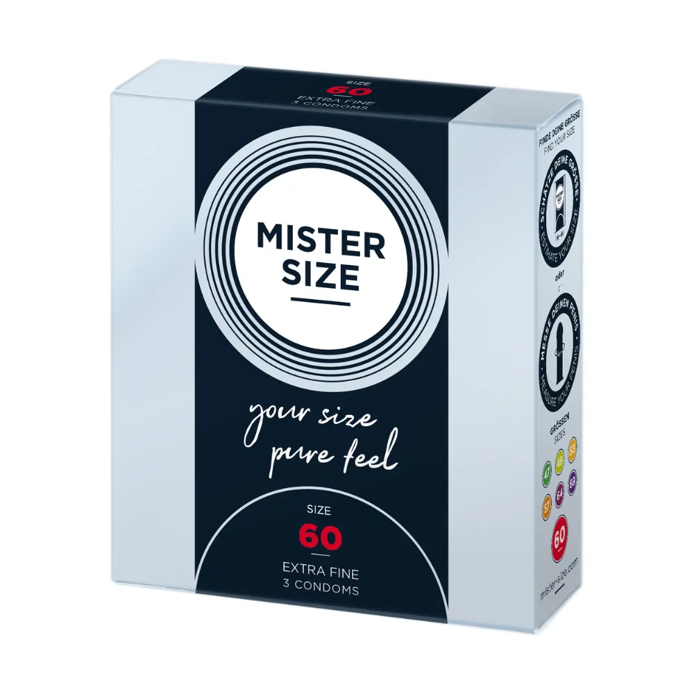 Mister Size 60mm Condoms 3 Pieces