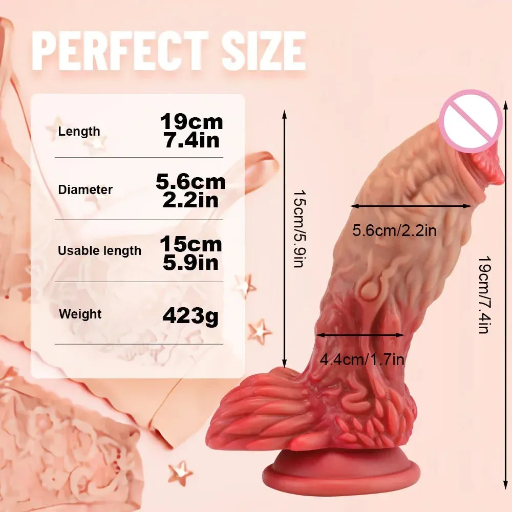 Monster Dragon Dildos - Realistic Huge Dildos Butt Plug Vagina Anal Sex Toys