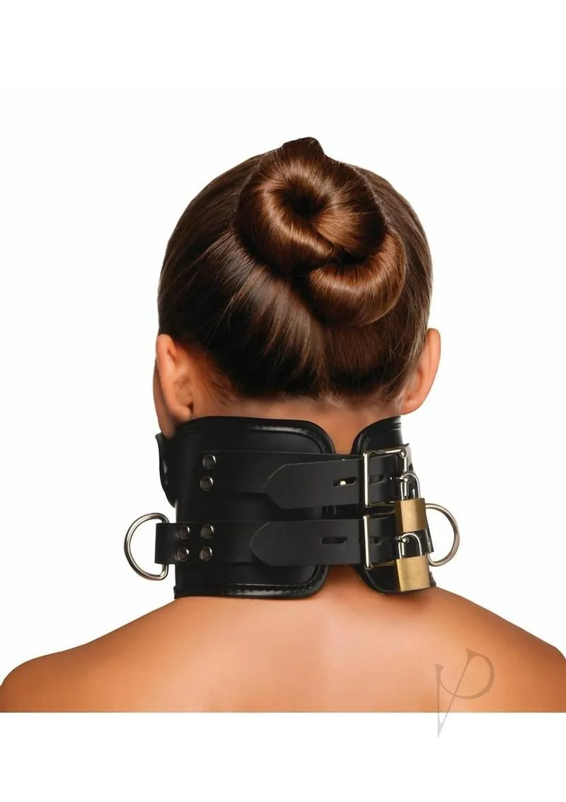 Ms Rigid Lock Posture Collar Chin Brace