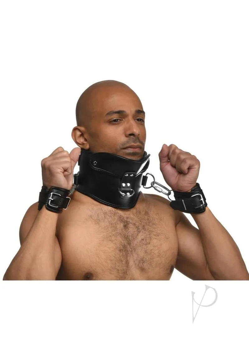 Ms Rigid Lock Posture Collar Chin Brace