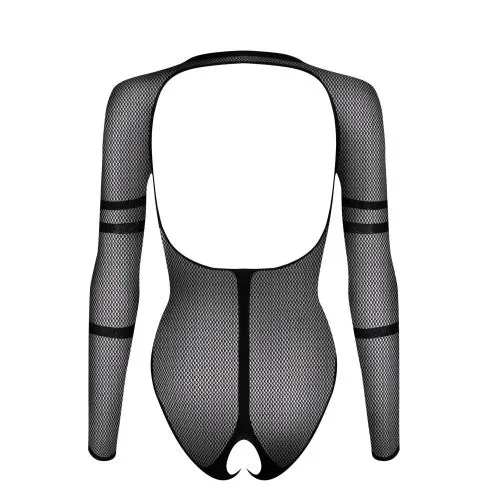 Obsessive B137 Crotchless Teddy Black O/S