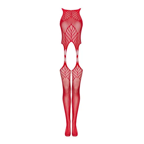 Obsessive N122 Red Bodystocking O/S