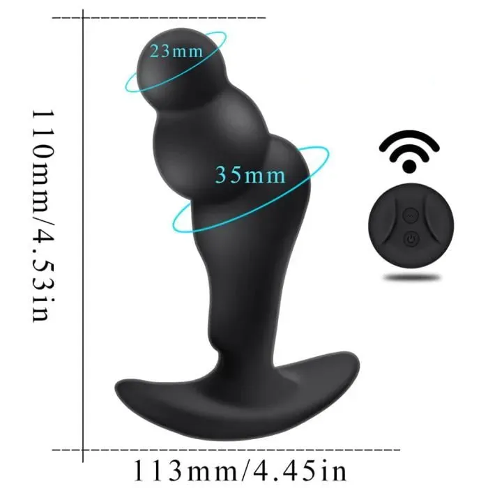 OhhBoy Waterproof  Vibrating Prostate Massager | Soft Silicone |Remote Controlled