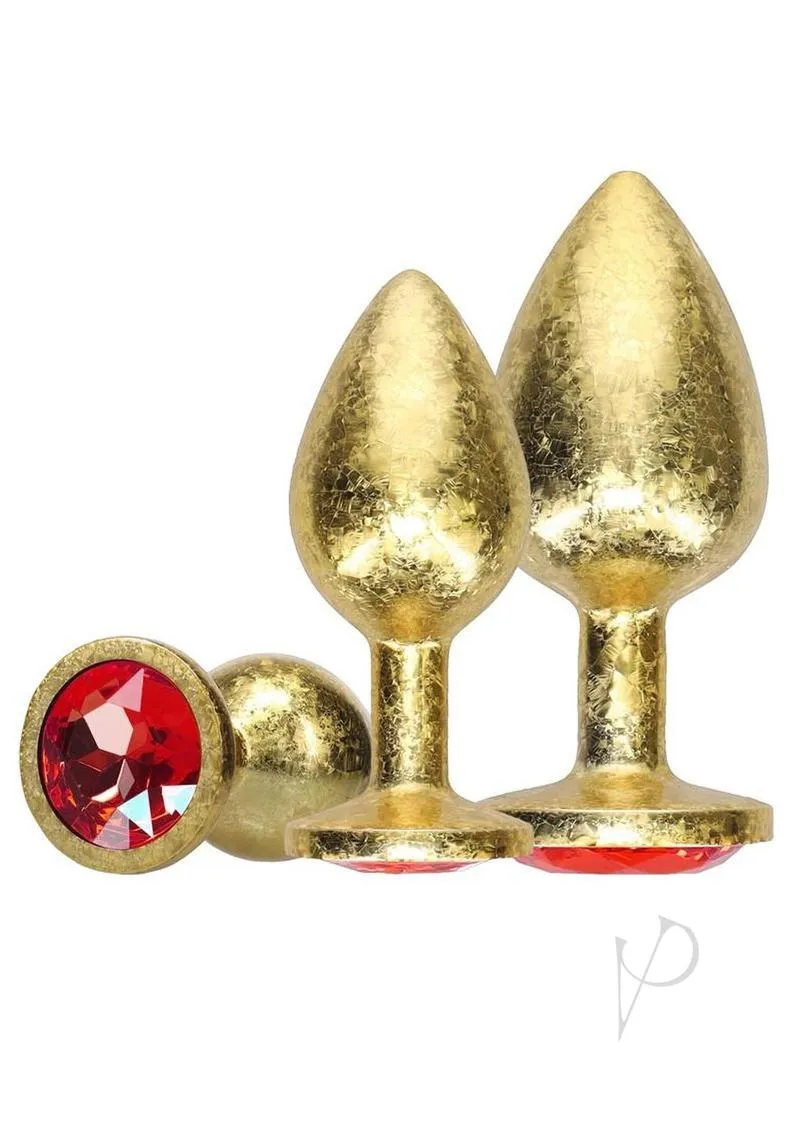 Ouch Milan Coll Metal Plug Set 3pk Gld