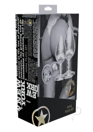 Ouch New York Coll Plug Set Silver