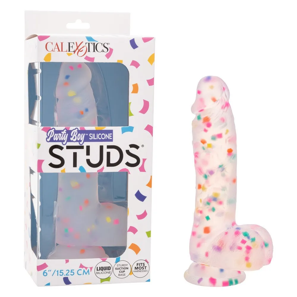 Party Boy Silicone Studs Dildo By Cal Exotics