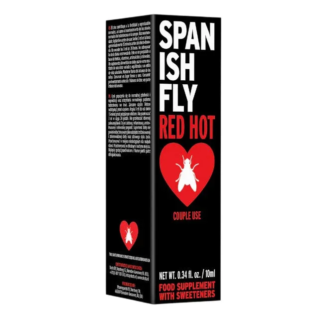 Picături afrodisiace pentru cupluri Spanish Fly Red Hot. pentru creșterea libidoului și stimulare. 10 ml