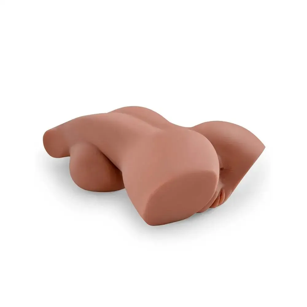 Pipedream Rubber Flesh Brown Ass and Vagina Male Masturbator