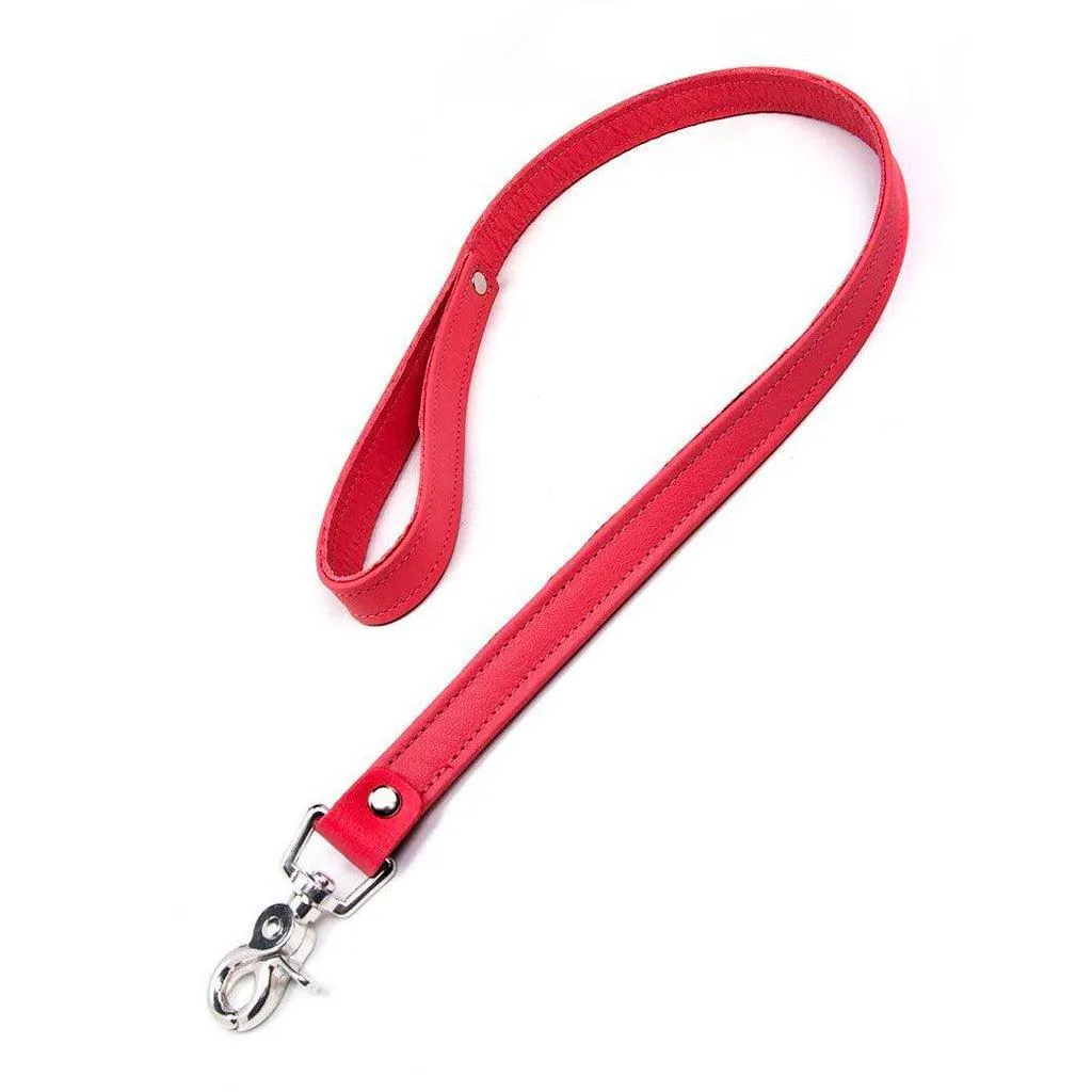 Premium Garment Leather Leash. 2.5'