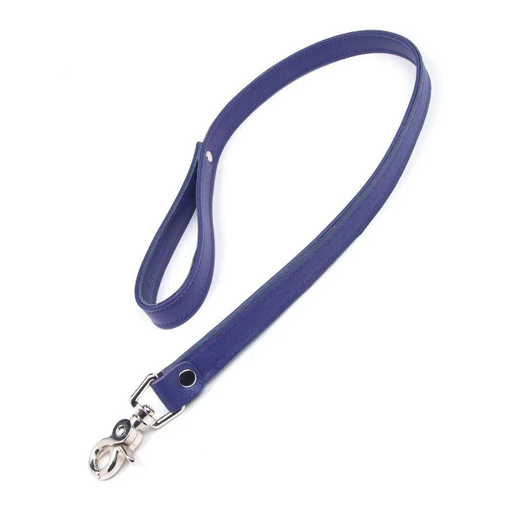 Premium Garment Leather Leash. 2.5'