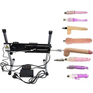 Premium Sex Machine Powerful Thrusting Fuck Machine with 8pcs Didlo
