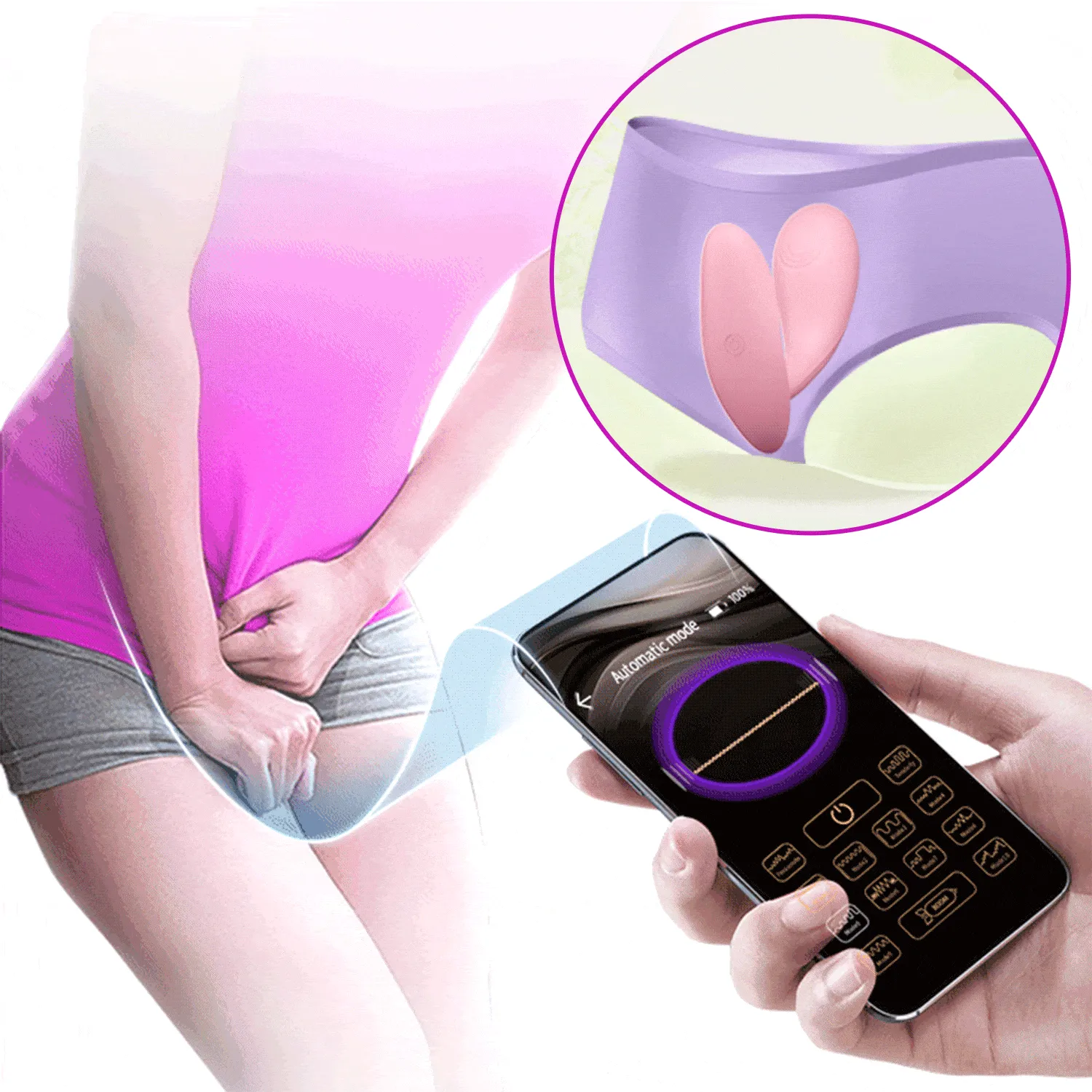 Pretty Love - Baird App-Controlled G Spot Vibrator (Pink)