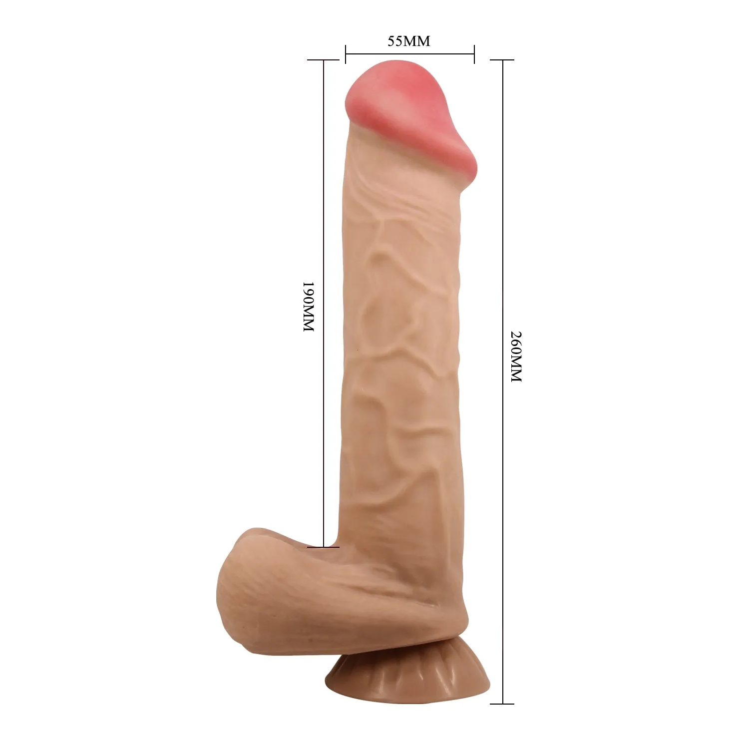 Pretty Love Sliding Skin 10.2 Realistic Dildo Suction Cup Dong Sex Toy