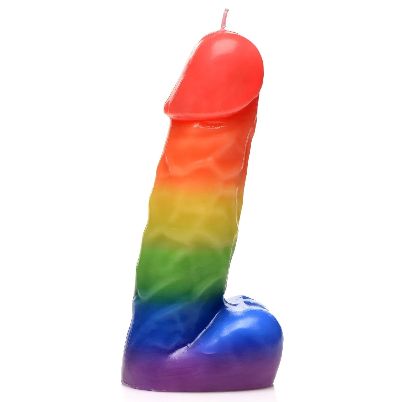 Pride Pecker Dick Drip Candle - Rainbow