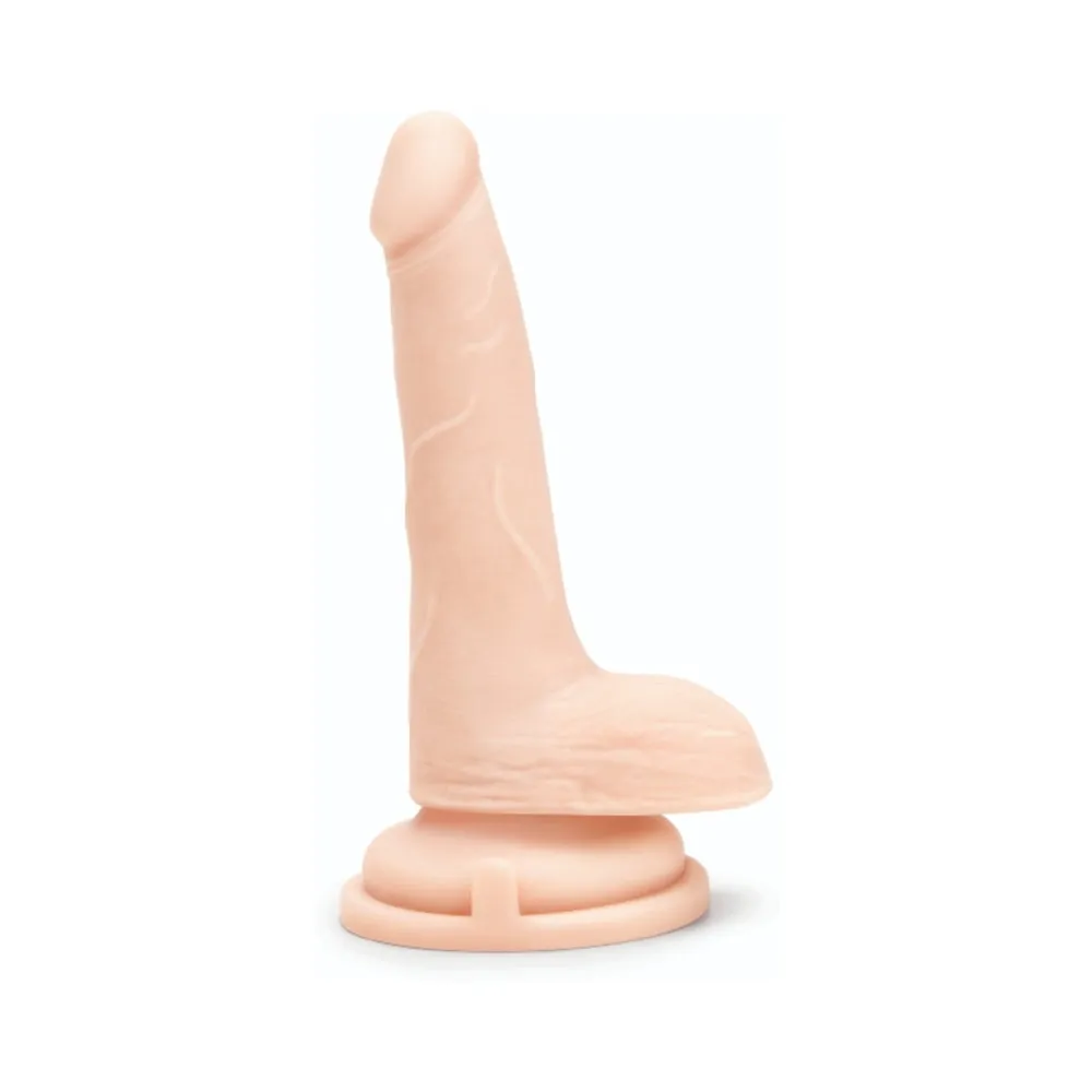Prowler RED Ultra Cock 6 in. Realistic Dual Density Dildo with Balls Vanilla