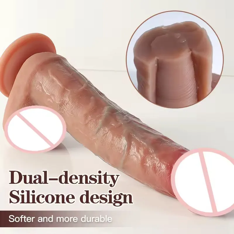 Realistic Dildo Butt Plug - Lifelike Penis Silicone Suction Cup Female Sex Toys