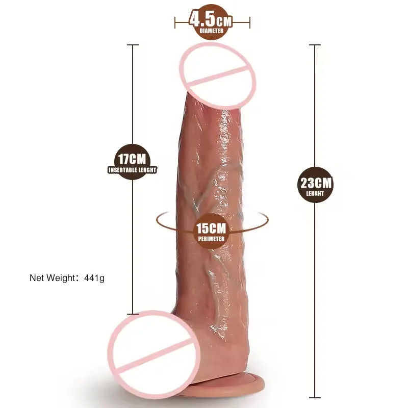Realistic Dildo Butt Plug - Lifelike Penis Silicone Suction Cup Female Sex Toys