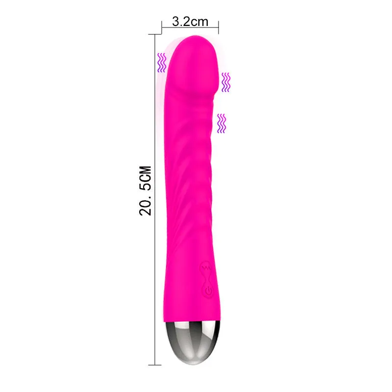 Realistic Dildo G Spot Vibrator - 10 Vibrating Clit Stimulation Female Sex Toys