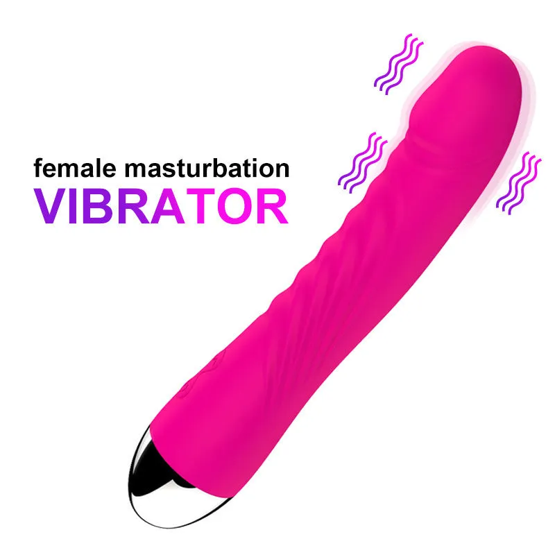 Realistic Dildo G Spot Vibrator - 10 Vibrating Clit Stimulation Female Sex Toys