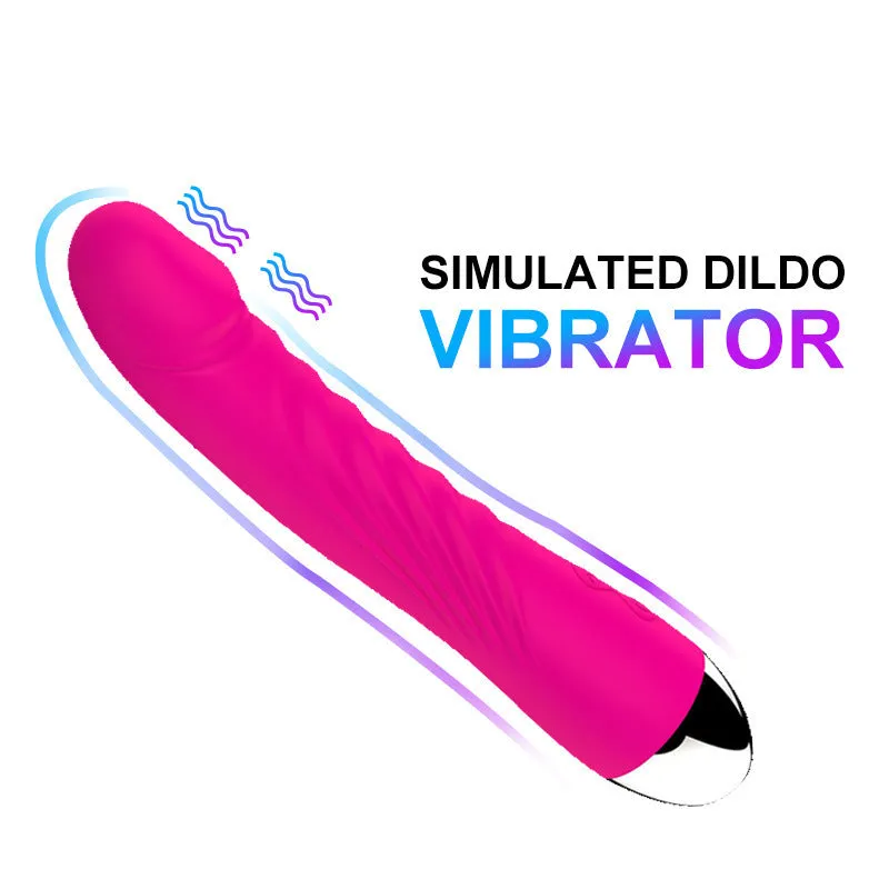 Realistic Dildo G Spot Vibrator - 10 Vibrating Clit Stimulation Female Sex Toys