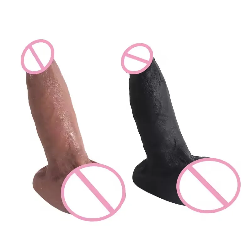 Realistic Dildos Butt Plug - Lifelike Big Girth Silicone Anal Dildo Female Sex Toys