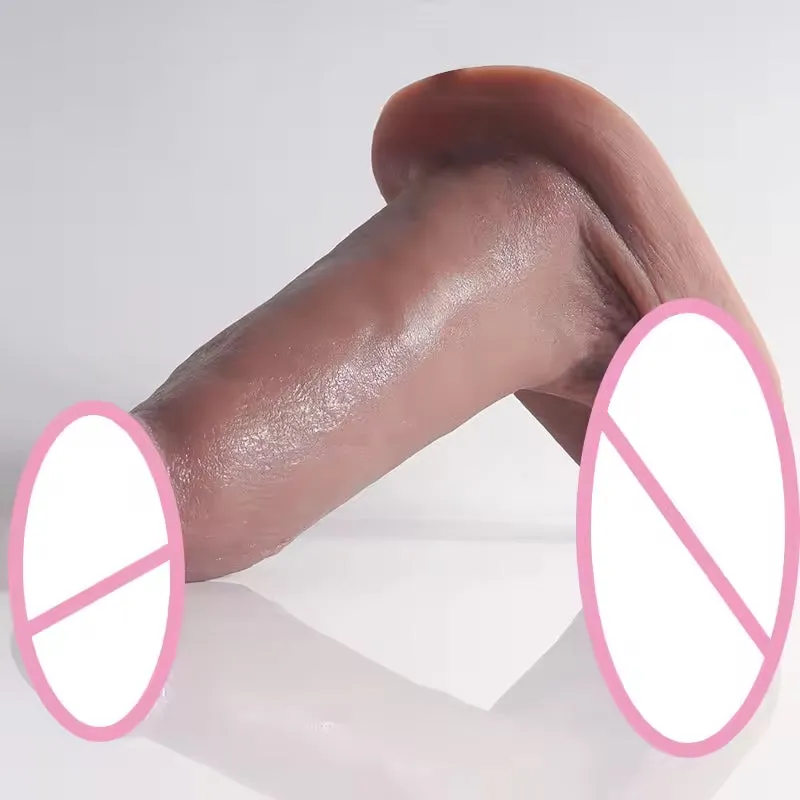 Realistic Dildos Butt Plug - Lifelike Big Girth Silicone Anal Dildo Female Sex Toys