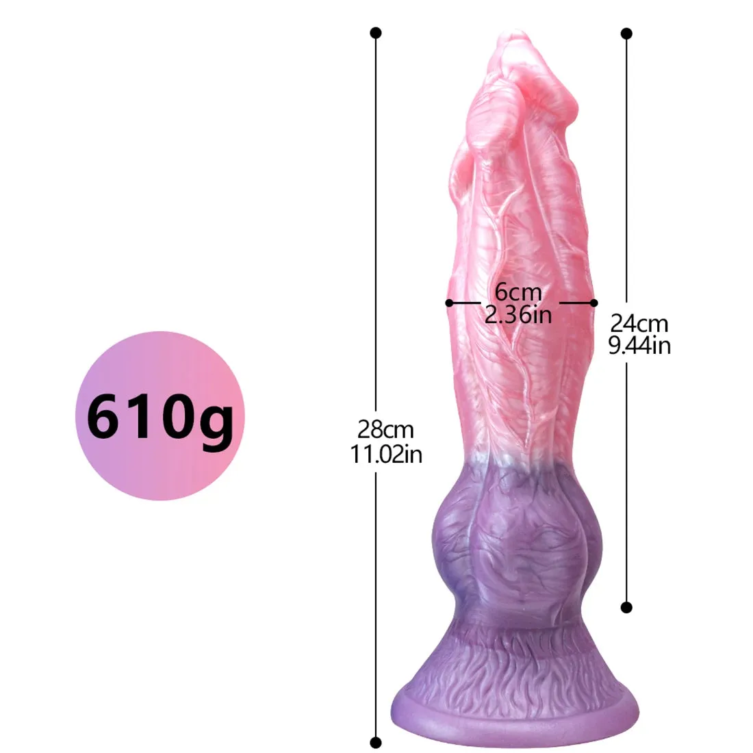 Realistic Dog Dildo - Monster Three Head Animal Dildos Sex Toys - Domlust Exotic