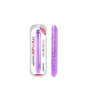 REALISTIC PENIS CRYSTAL JELLIES PURPLE 30.5 CM