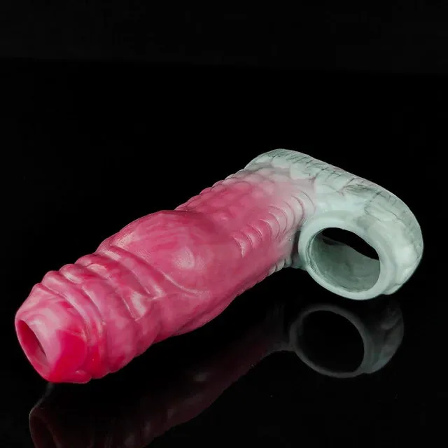 Red Dragon Penis Sleeve | Stretch Silicone A Grade | Extender & Girth  | Climax Delay