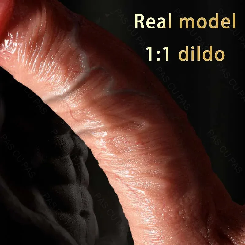 Remote Control Vibrating Dildo - Strap On Realistic Dildo Silicone Female Sex Toys