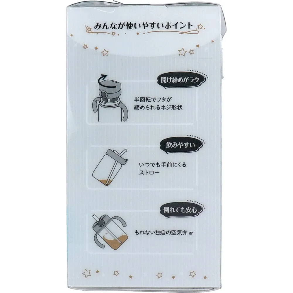 Richell - Axstars Baby Straw Cup Clear Tritan Training Water Bottle Mug