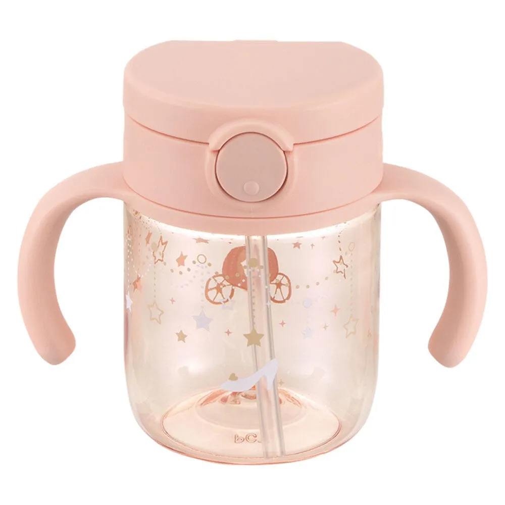 Richell - Axstars Baby Straw Cup Clear Tritan Training Water Bottle Mug