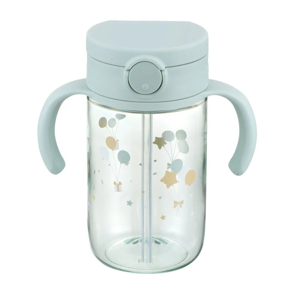 Richell - Axstars Baby Straw Cup Clear Tritan Training Water Bottle Mug