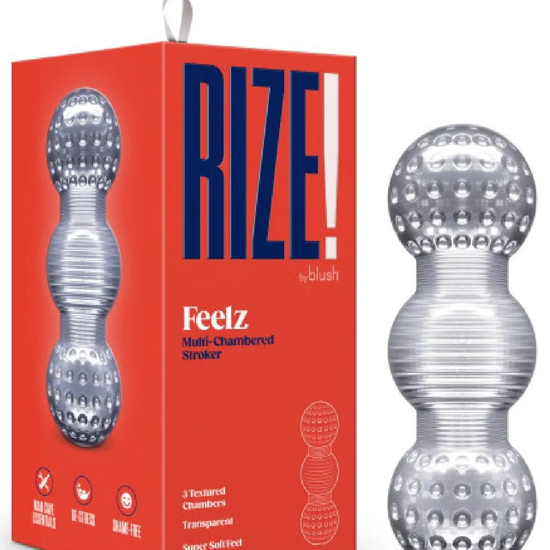 Rize Feelz Clear Textured Stroker