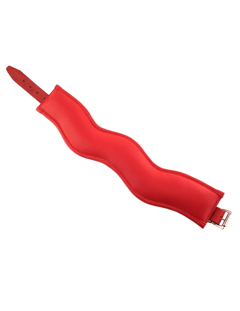 Rouge Leather Padded 1 D-Ring Posture Collar