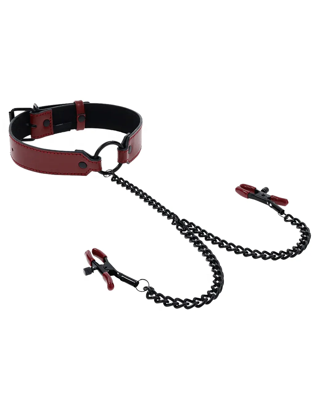Saffron Collar with Nipple Clamps