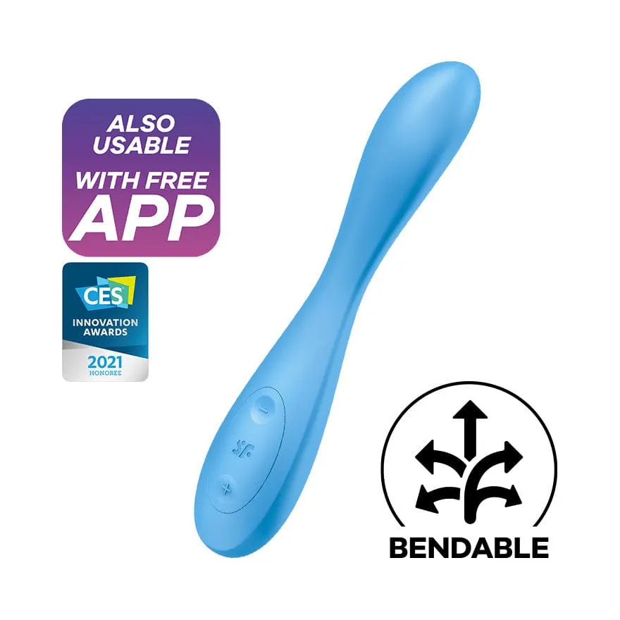 Satisfyer - Flex 4  App-Controlled G Spot Vibrator (Blue)