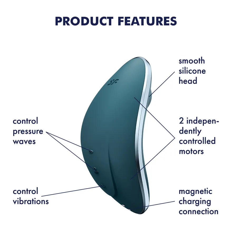 Satisfyer - Vulva Lover 1 Air Pulse Vibration Clitoral Stimulator