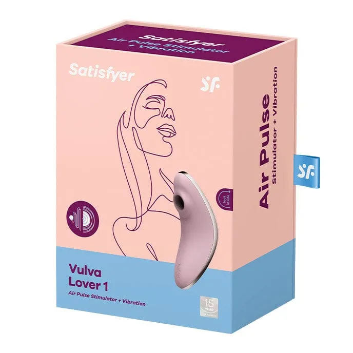 Satisfyer - Vulva Lover 1 Air Pulse Vibration Clitoral Stimulator
