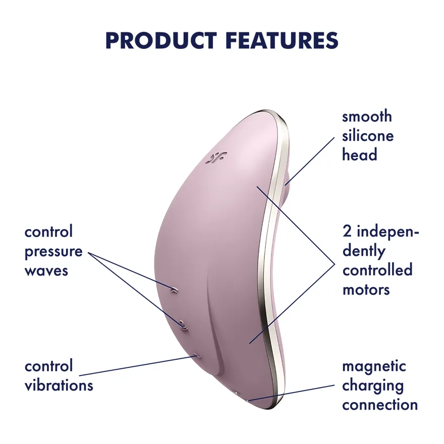 Satisfyer - Vulva Lover 1 Air Pulse Vibration Clitoral Stimulator