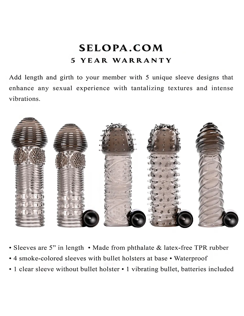 Selopa Choose Your Adventure Vibrating Sleeve Kit