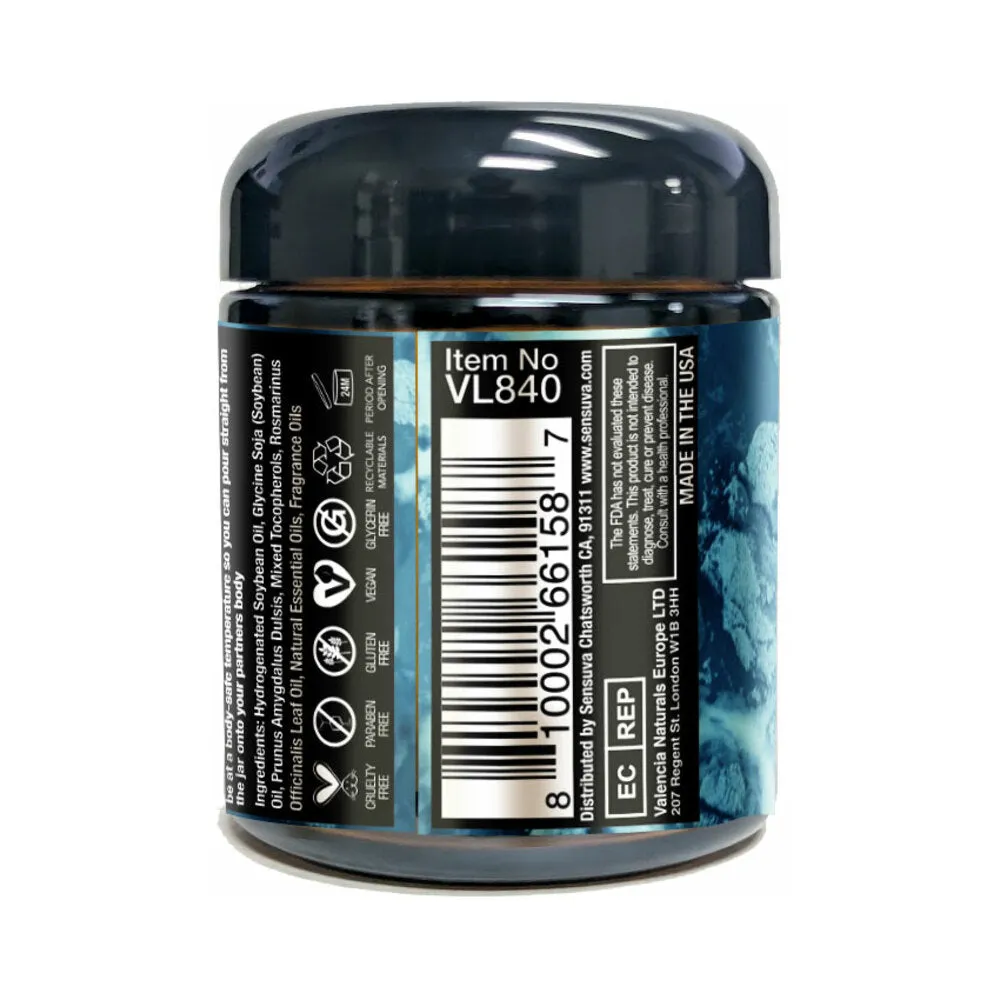 Sensuva Lit Sweet Temptation Luxury Massage Candle 4 oz.