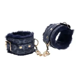 Sex & Mischief Cougar Fur Handcuffs by Sportsheets