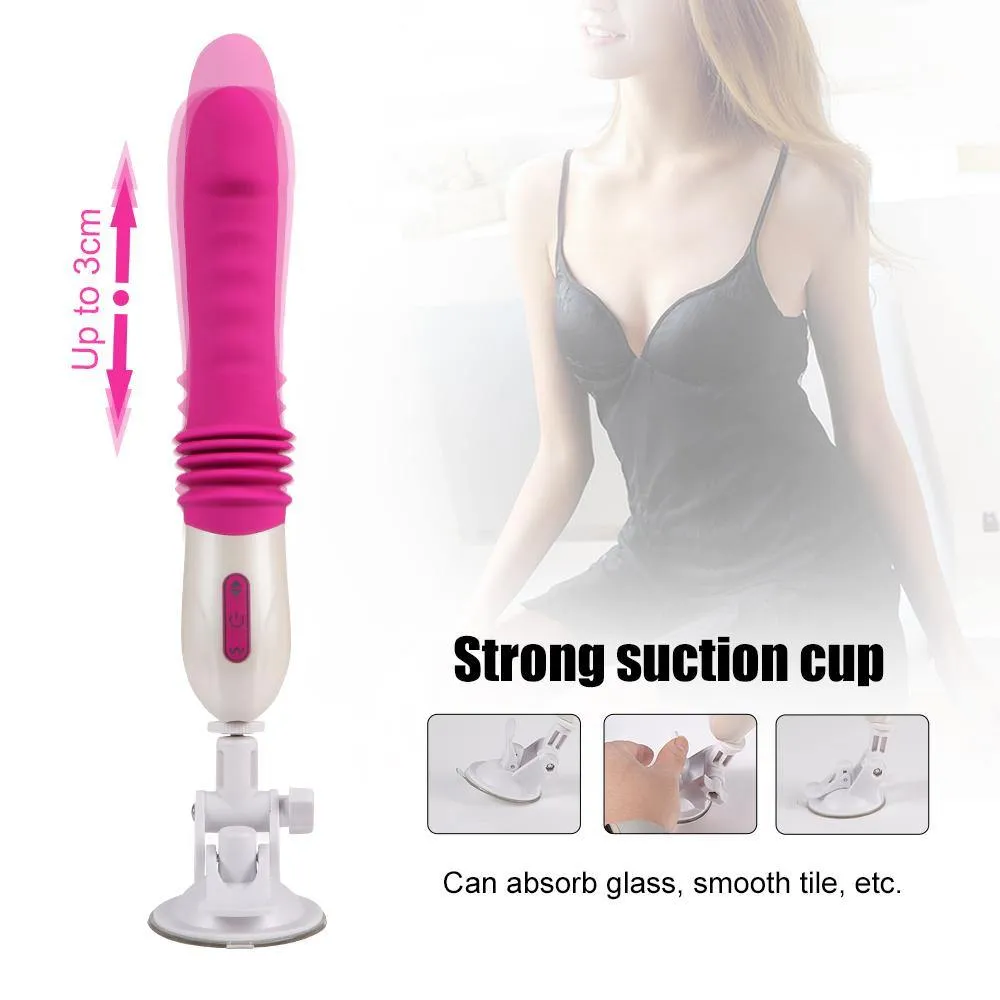 Sex Machine for Women Thrusting Silicone Vibrator