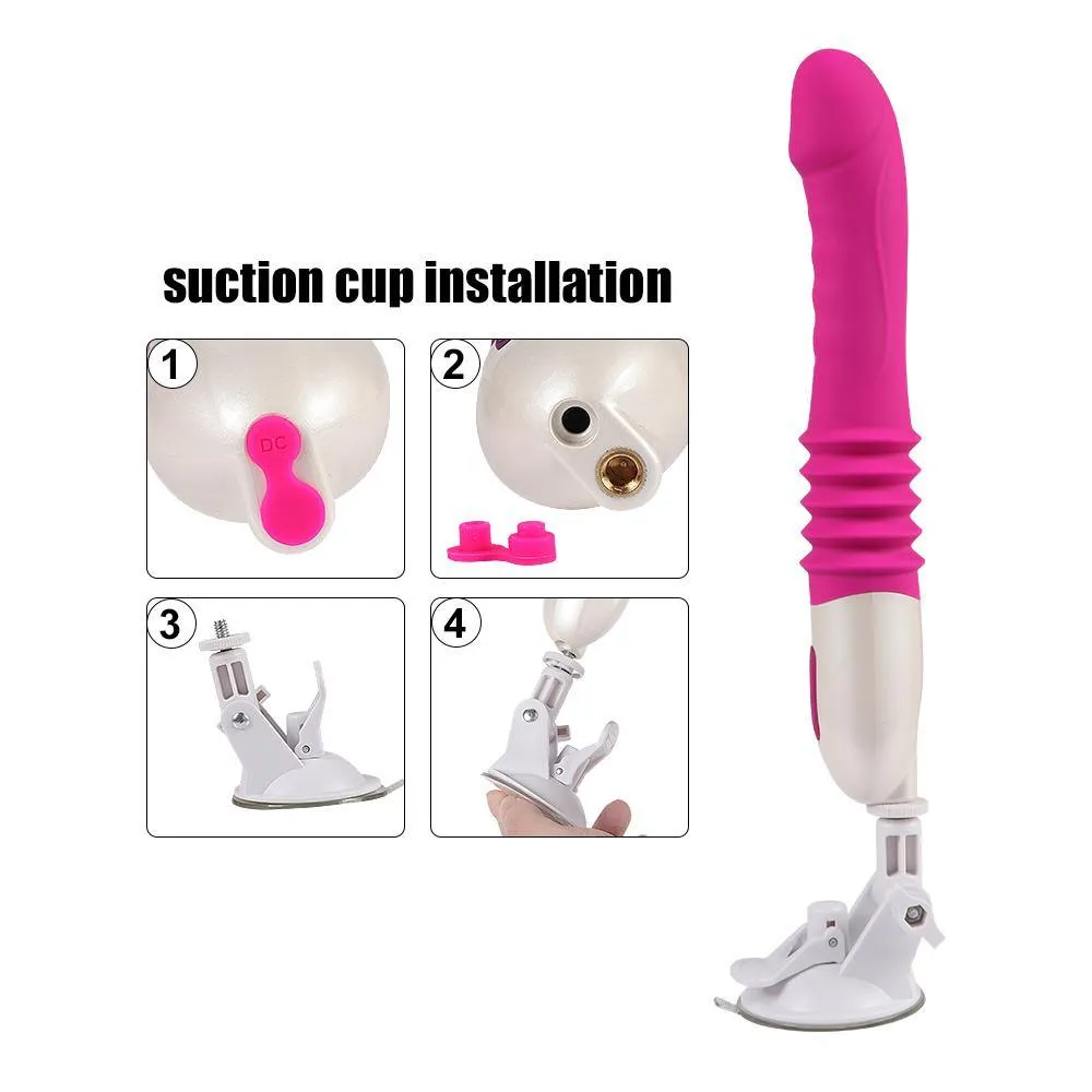 Sex Machine for Women Thrusting Silicone Vibrator