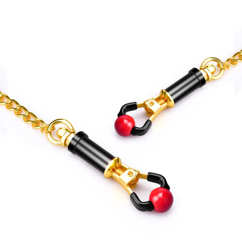 Shaki Golden Chain Nipple Clamps